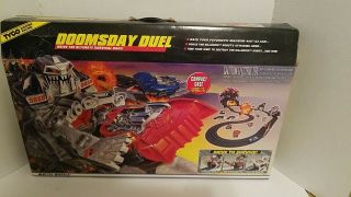 Tyco Electric Racing Doomsday Duel Ho Slot Car Set Complete