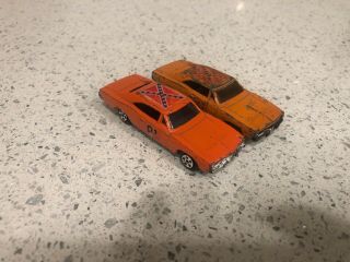1981 Ertl 1:64 Dukes Of Hazzard General Lee 1969 Dodge Charger Loose