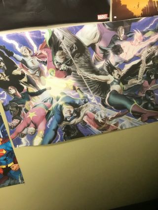 Justice Society Of America Poster Rolled In Plastic Sleeve