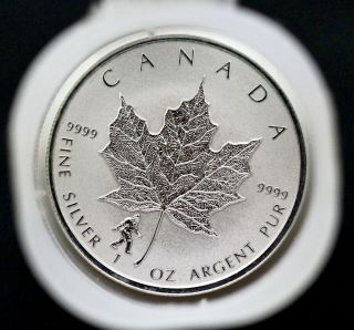 2016 Canada Maple Leaf $5 1 Oz.  9999 Silver,  Bigfoot Privy Tube Of 20 Coins