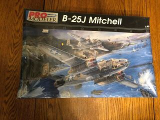 Pro Modeler Monogram 1:48 B - 25j Mitchell Plastic Aircraft Model Kit 5927u