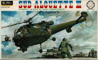 1/48 Fujimi 5h4; Sud Alouette Iii French Helicopter (as By The Raaf)
