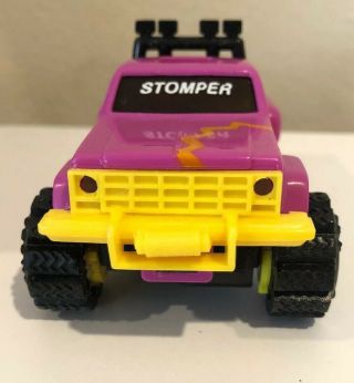 Rare Aztec Toys Stomper Stompers Classic Schaper Pink / Yellow Truck
