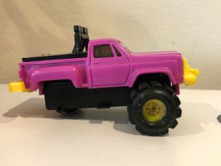 Rare Aztec Toys Stomper Stompers Classic Schaper Pink / Yellow Truck 3