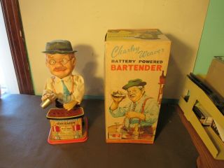 Vintage Charlie Weaver Bartender Roy Rogers Addition In The Box