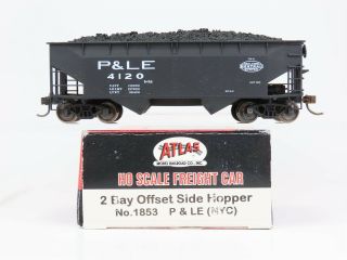 Ho Atlas 1857 P&le Nyc 2 - Bay Offset Side Hopper W/ Load 4120 Custom Model