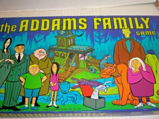 Complete The Addams Family Board Game (1973) Milton Bradley