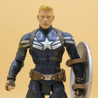 Marvel Select Unmasked Captain America 7 " Inch Disney Store Action Figure Loose