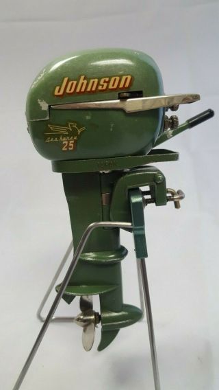 Johnson Sea Horse 25 Toy Outboard Motor K&o W/stand