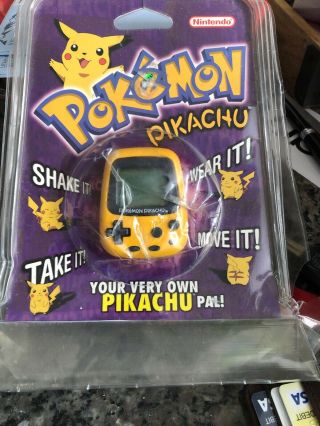 Nintendo Pokemon Pocket Pikachu Virtual Pet Pedometer Tamagotchi Vtg