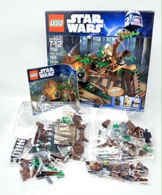 Lego Star Wars Ewok Attack Set 7956 Bags W/ Open Box