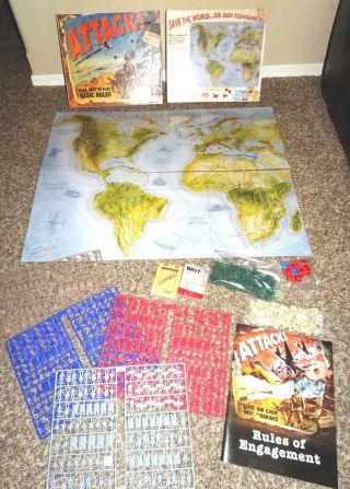 Attack A Game Of World Conquest By Eagle Games - Contents