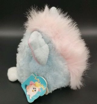 Vintage 1999 Furby Babies Light Blue White Baby 2