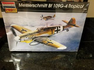 Monogram Pro Modeler German Messerschmitt Bf 109g - 4 Tropical 1/32 Scale Kit