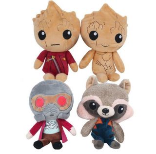 2017 Guardians Of The Galaxy Star Lord 2 Baby Groot Rocket Racoon Plush Toy Cos
