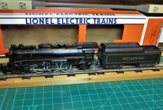 Lionel 6 - 18004 O27 Ga.  4 - 6 - 2 Metal Pacific Steam Locomotive & Tender " Reading "
