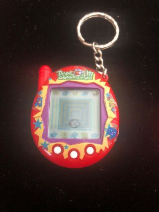 2004 Tamagotchi Connection Red Yellow W/ Battery
