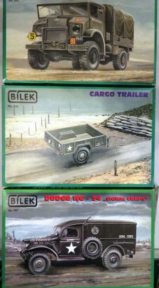 Bilek Kits Chrolet 15cwt Cargo Trailer Dodge Wc 54 Signal Corps