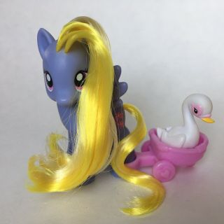 My Little Pony Mlp G4 Lily Blossom With Pet Swan Wagon And Comb