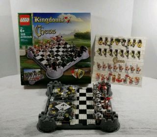 Lego Kingdoms Chess Set 853373 Nearly Complete Please Read