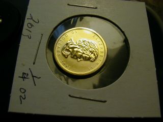 1/4 Oz.  9999 Canadian Gold Coin 2013