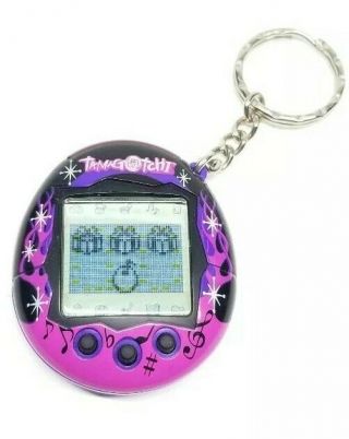 2004 Tamagotchi Bandai Pink Purple Black Music Notes V4.  5 English Us Virtual Pet