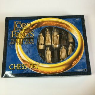 Lord Of The Rings Return Of The King Chess Set Complete Parker Brothers Age 8,