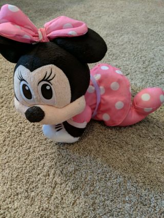 Minnie Mouse Baby Crawling Fisher Price Disney Touch Talk Music Developmental