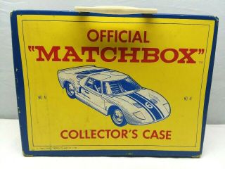 1966 Official Vintage Matchbox 48 Car Collector 