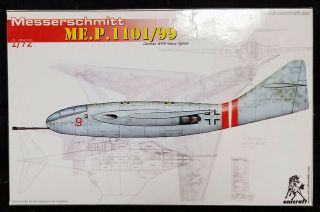 Unicraft 1/72 Messerschmitt Me.  P.  1101/99 Luft 46 Project Resin Model Kit