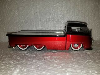 Jada V Dubs 1963 Vw Pickup Sliding Bed 1:24 Red Volkswagen