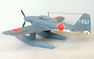 1:72 Scale Built Plastic Model Airplane Wwii Japanese Kawasaki Ki - 61 Float Plane