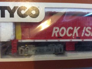Vintage HO Tyco Rock Island 4301 Locomotive And 327 - 10 Caboose 3