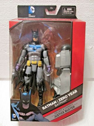 Mattel Dc Comics Multiverse Batman Zero Year Action Figure Justice Buster - Nip