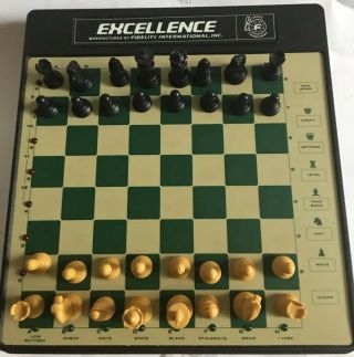 Fidelity International The Excellence Electronic Computer Chess Board