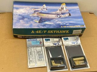 Hasegawa 1/48 A - 4e/f Skyhawk,  Various X 3,  Resin Etc.
