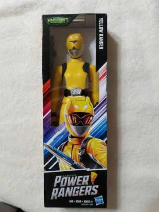 Hasbro Power Rangers: Beast Morphers Yellow Ranger 12 " Action Figure