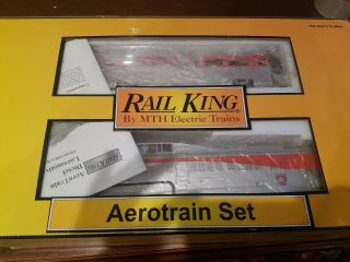 Mth Rail King Pennsylvania Aerotrain Diesel Passenger Set Loco Sounds 30 - 2210 - 0