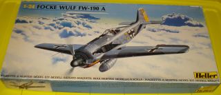 1/24 Focke Wulf 190a Model Kit By Heller