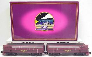 Mth 20 - 2086 - 1 Lehigh Valley F - 3 Aa Diesel Locomotive Set Ln/box
