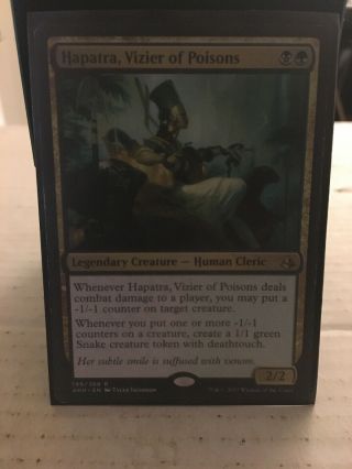 Hapatra,  Vizier Of Poisons 100 Card Edh Commander Deck