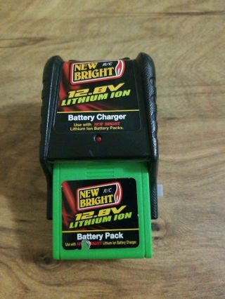 Bright 12.  8v Charger And 12.  8v 500mah Lithium Ion Battery.