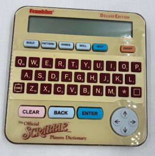 Franklin Official Scrabble Players Dictionary Deluxe Edition Scr - 228 Electronic