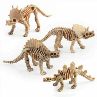 12 Piece Dinasour Bone Fossil Set Mini Action Figure Toys For Boys Children