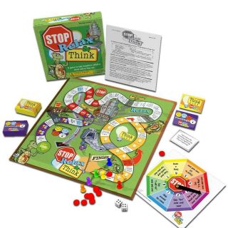 Stop,  Relax,  And Think Therapeutic Board Game For Kids,  Play Therapy,  Behavior