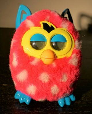 Hasbro Furby Boom Pink Teal Interactive Toy Pet 2012