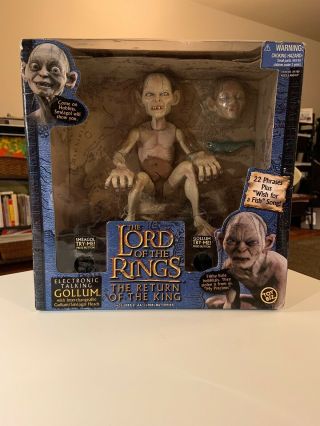 Toy Biz Lord Of The Rings Electronic Talking Gollum