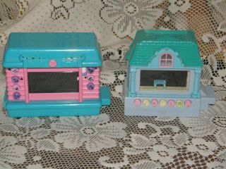 Pixel Chix Secret Life Hamster House & Blue House Cottage Both Mattel