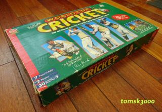 1995 Mike Atherton ' s WORLD CUP CRICKET Table Top Action Sports Game by Peter Pan 2