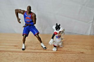 Space Jam Action Figures - Michael Jordan And Sylvester Warner Bros1996 - Tunesquad